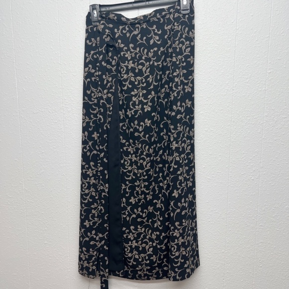 Jones New York True Wrap Vintage 90s Y2K Retro Floral Grunge Maxi Skirt Size 10P - Picture 6 of 11